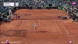 2017 Internazionali BNL dIta Round of 16  Garbine Muguruza vs Julia Goerg