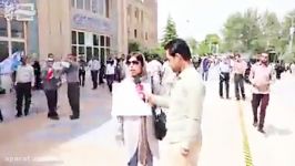 با روحانی تا ۱۴۰۰ یا  روحانی برو  مصاحبه مردمی 