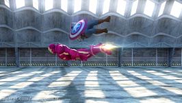 نبرد مرد آهنی کاپیتان آمریکا Captain America Ironman