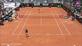 2017 Internazionali BNL dIta Quarterfinals  SImona Halep vs Anett Kontave