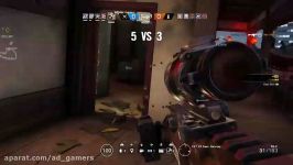 گیمپلی بازی rainbow six siege #ranked