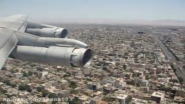 Saha Air Boeing 707 Landing in Mashad Iran