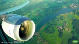 Norwegian 787 8 Intense Engine View Departure from Stockholm Arlanda