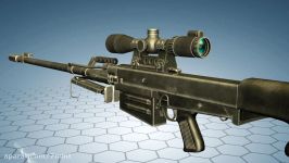 How does OSV 96 anti materiel rifle work