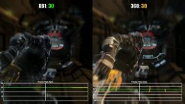 مقایسه فریم ریت بازی Dead Space 2 Xbox One vs Xbox 360