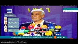 پیشتازی دکتر حسن روحانی در انتخابات