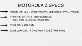 Moto G5 Plus vs Moto M Vs Moto Z 2017 SPECS