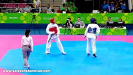 مبارزه ملیکا حسینی در بازی های اسلامی