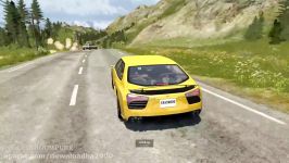 تصادف سرعت دیوانه وار 200 مایل بر ساعت .BeamNG Drive