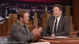 حضور Michael Fassbender در برنامه Jimmy Kimmel Live