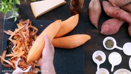 Baked Parmesan Sweet Potato Fries Recipe