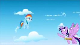 Twilight Sparkle wants to race against filly Rainbow Dash