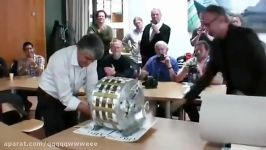 Muammer Yildiz Magnet Motor demo at Delft University