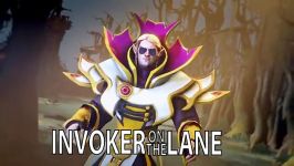 Invoker on the lane  Dotabaz.com