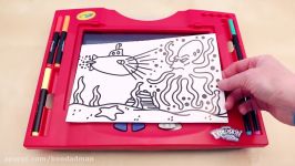 Crayola Color Explosion Glow Board Kids Light Up Drawing Tablet