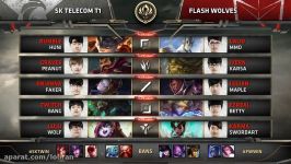 SKT Faker Orianna VS FW Maple Lucian Game 3 Highlights  2017 MSI Semifinals