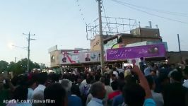 جشن پیروزی هواداران روحانی در شهرستان بردسکن