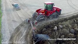 شخم بسیار عمیق تراکتور Case IH Quadtracs 620