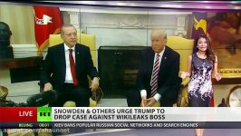 Trump meets with Turkish leader in DC amid protests