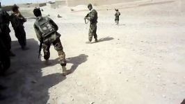 شلیک RPG ضدنفر توسط ارتشی افغان به سوی مقر طالبان.کیفیتHD