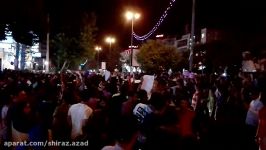 جشن پیروزی حامیان روحانی شیراز  تجمع پس انتخاب 96