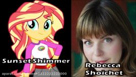 Characters And Voice Actors  My Little Pony Equesrtia Girls Legend Of Everfree