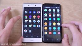 مقایسه سرعت Sony Xperia XZs vs Samsung Galaxy S8