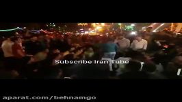 جشن پیروزی هواداران روحانی تو خیابون های تهران