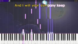 Lullaby for a Princess  SOLO PIANO TUTORIAL w LYRICS  Ponyphonic  Synthes