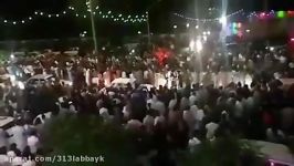 جشن پیروزی انتخاباتی هواداران روحانی در دانشگاه زاهدان