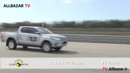 تست ایمنی تصادف ماشین Toyota Hilux