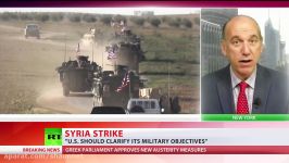 Threat to US partner forces US led coalition airstrike targets pro govt convoy in Syria