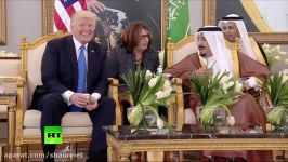 RAW Trump in Saudi Arabia for first foreign visit meets King Salman