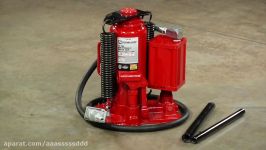 Strongway AirHydraulic Bottle Jack  12 Ton Capacity 10 716in.20 116in. Lift Range