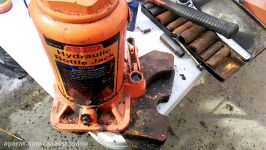 How to fix a stuck rusted bottle jack hydraulic pump piston