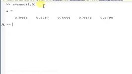 22 اولین درس در احتمال، ایجاد اعداد تصادفی در متلب