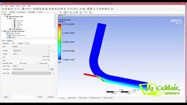 شبیه سازی سیال آب در لوله نرم افزار ANSYS CFX