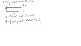 Approximate potential energy solution Cantilever Beam 2 term solution