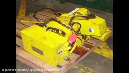 Budgit 1 ton electric chain hoist with motor driven trolley