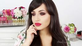 ♡ Warm Brown Eyes and Matte Red Lips ♡ Make Up TUTORIAL  Melissa Samways