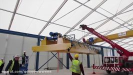 Overhead Crane Installation by Granada Cranes and Handling