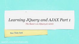 Learn JQuery AJAX Pt 1