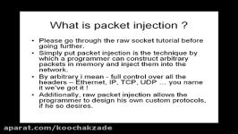 Packet Injection Basics Presentation