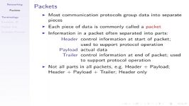 Packets in Networking Part 1  Terminology