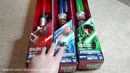 Star Wars Bladebuilders Luke SkywalkerDarth VaderObi Wan Kenobi Electronic Lightsaber Unboxing