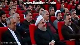 دختر بچه ای اشک شوق روحانی وملت همه را درآورد درود