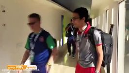ورود تیم لخویا به ورزشگاه آزادی برای بازی پرسپولیس   2 خرداد 1396