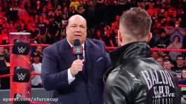 Paul Heyman places Finn Bálor above the rest for Extreme Rules Fatal 5 Way Raw May 22 2017