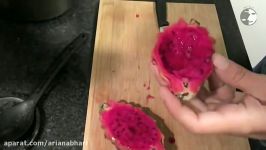 How To Eat Red Dragon Fruit  معرفی آموزش خوردن میوه اژدهای سرخ