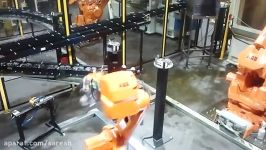 ABB robots deburring and machine tending